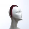 Burgundy Wine Padded Velvet Headband Wedding Fascinator hat