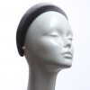 Pewter Grey Velvet Headband Wedding Fascinator hat