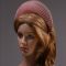 Dusky Pink Blush Halo Crown Headband with crin Fascinator Hat